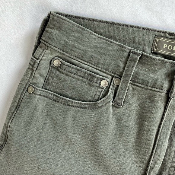 J. CREW Point Sur Hightower Skinny Jean w/Ankle Zippers Smoke Wash Size 25 (EUC) - Picture 4 of 12